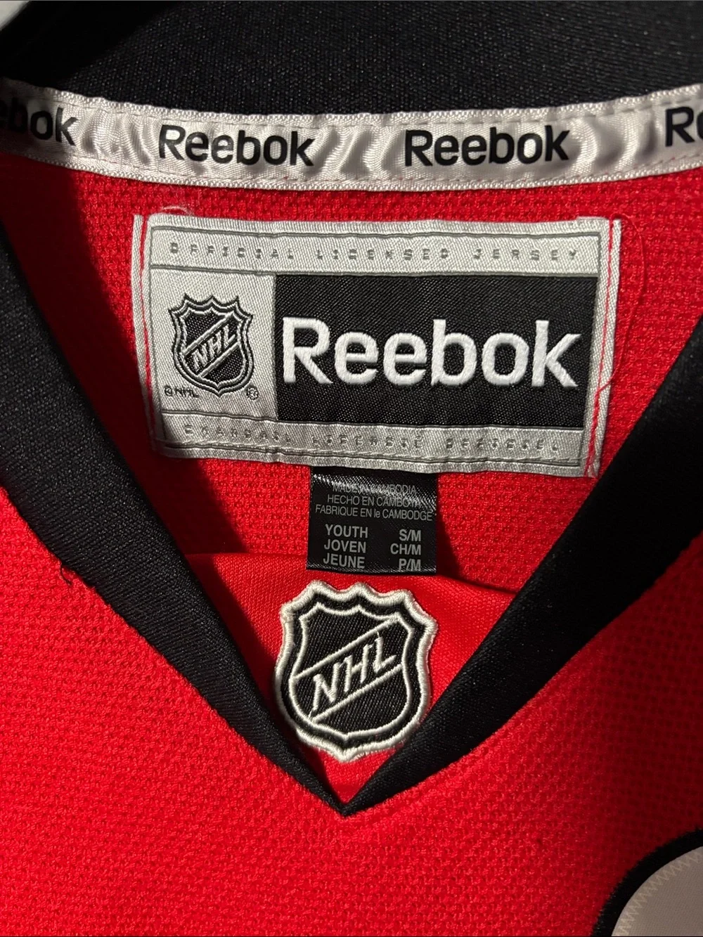 Ottawa Senators Kids Reebok Hockey Jersey #65